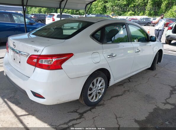 3N1AB7AP5KY400022 2019 NISSAN SENTRA White Задня права чверть