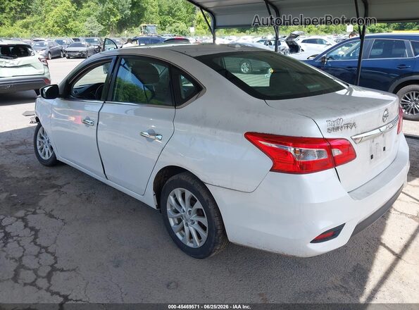 3N1AB7AP5KY400022 2019 NISSAN SENTRA White Задня ліва чверть