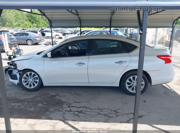 3N1AB7AP5KY400022 2019 NISSAN SENTRA White Панорамний вид салону 360°