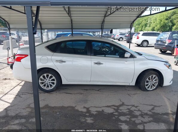 3N1AB7AP5KY400022 2019 NISSAN SENTRA White Вид задньої частини салону
