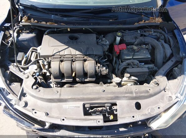3N1AB7AP5KY415281 2019 NISSAN SENTRA Blue Вид ззаду
