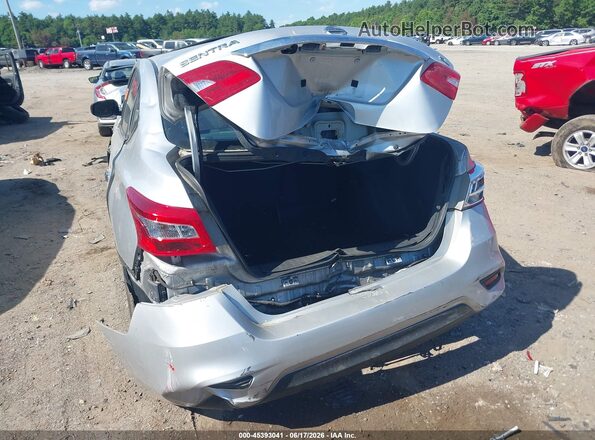 3N1AB7AP5KY427527 2019 NISSAN SENTRA Silver Front view