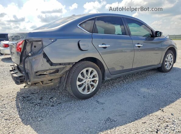 3N1AB7AP5KY432050 2019 NISSAN SENTRA Gray Tył prawy