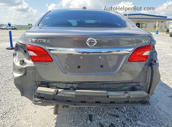 3N1AB7AP5KY432050 2019 NISSAN SENTRA Gray Widok z tyłu