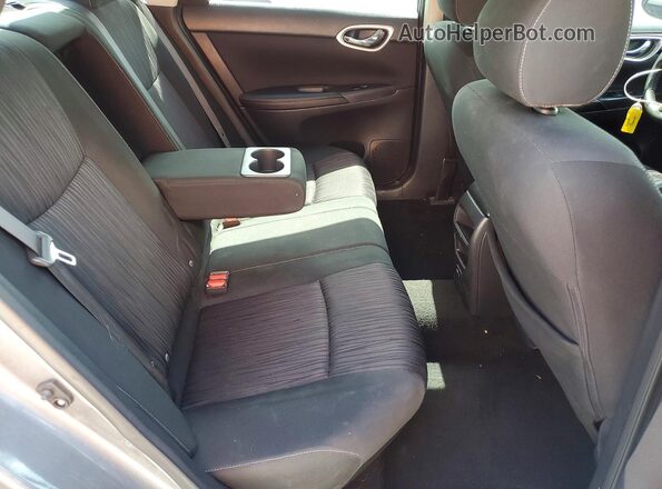 3N1AB7AP5KY432050 2019 NISSAN SENTRA Gray Widok tylnych siedzeń