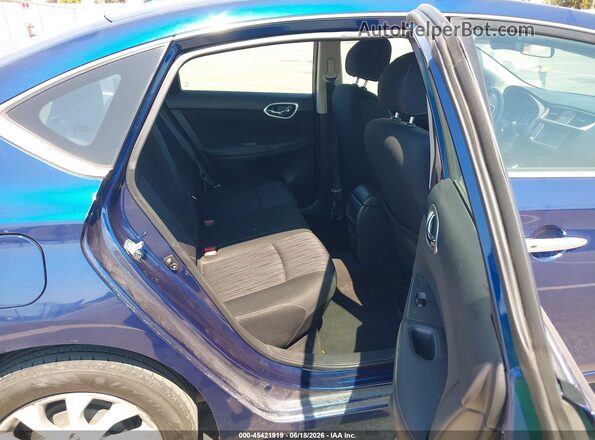 3N1AB7AP5KY437345 2019 NISSAN SENTRA Blue VIN կոդի պիտակի տեսք