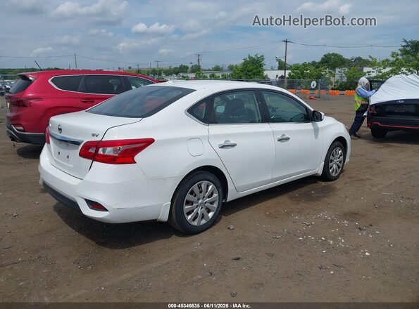 3N1AB7AP6GL644606 2016 NISSAN SENTRA Белый Задняя правая четверть