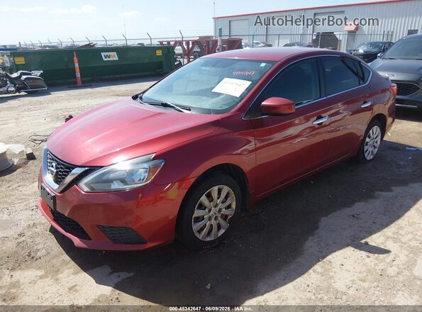 3N1AB7AP6GL653287 2016 NISSAN SENTRA Red Przód lewy