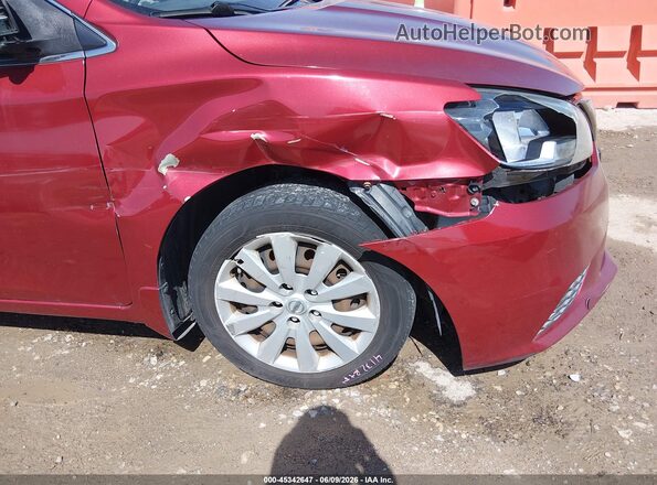 3N1AB7AP6GL653287 2016 NISSAN SENTRA Red Widok z przodu
