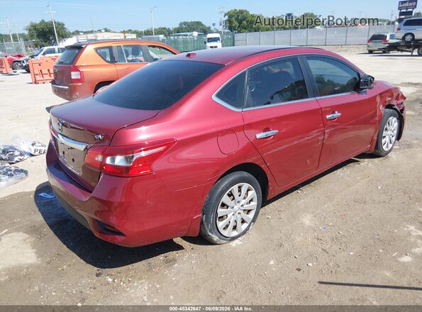 3N1AB7AP6GL653287 2016 NISSAN SENTRA Red Tył prawy