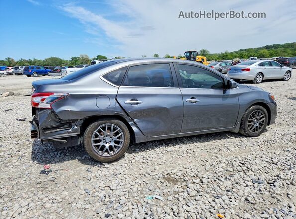 3N1AB7AP6GL659137 2016 NISSAN SENTRA Gray Trasero derecho