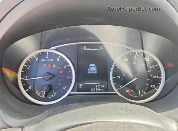 3N1AB7AP6GL659137 2016 NISSAN SENTRA Gray Vista del cuadro de instrumentos