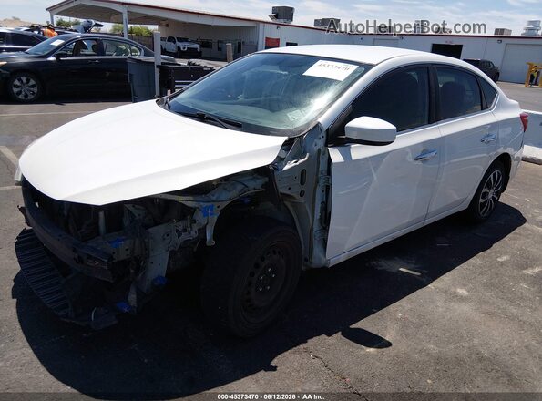 3N1AB7AP6GY209474 2016 NISSAN SENTRA White წინა მარცხენა ხედი სამი მეოთხედიდან