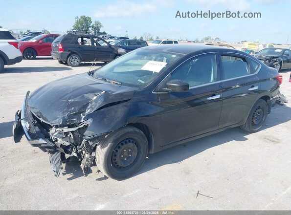 3N1AB7AP6GY217171 2016 NISSAN SENTRA Black Front left