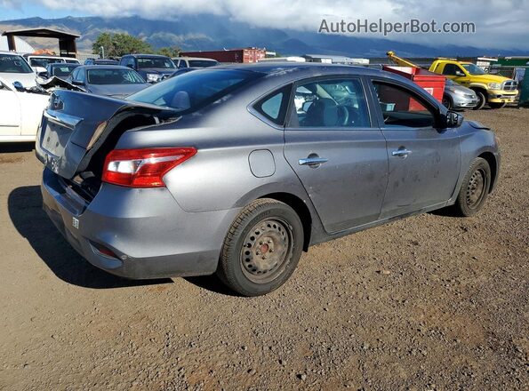 3N1AB7AP6GY232754 2016 NISSAN SENTRA Gray Задня права чверть