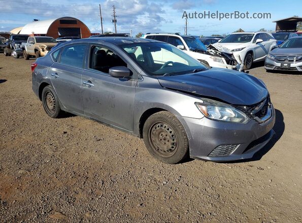 3N1AB7AP6GY232754 2016 NISSAN SENTRA Gray Передня права чверть