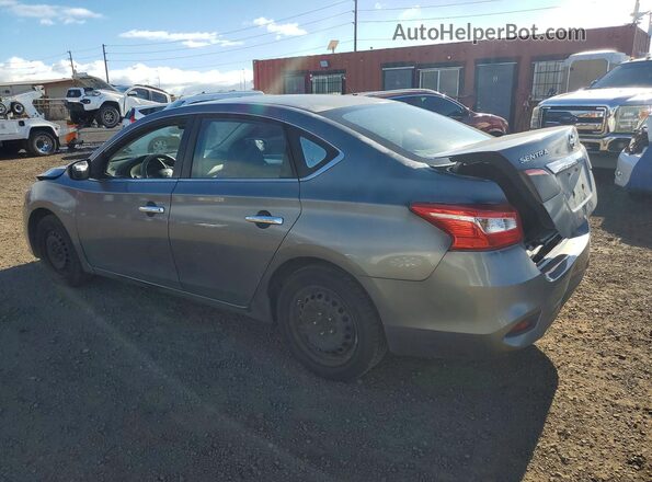 3N1AB7AP6GY232754 2016 NISSAN SENTRA Gray Задня ліва чверть