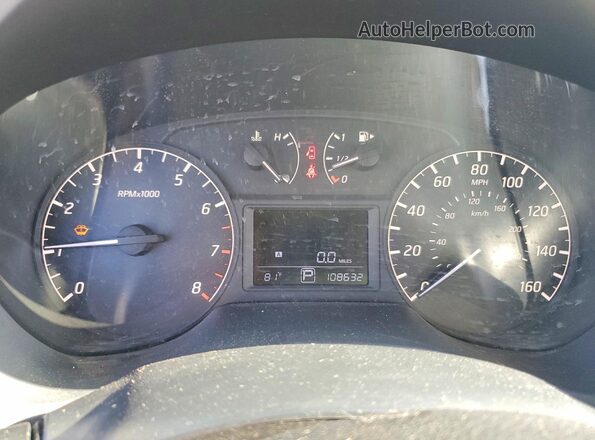 3N1AB7AP6GY232754 2016 NISSAN SENTRA Gray Вид щитка приладів
