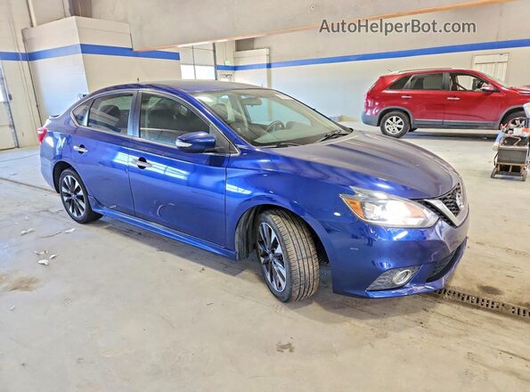 3N1AB7AP6GY257914 2016 NISSAN SENTRA Синий Передняя правая четверть