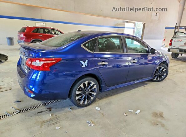 3N1AB7AP6GY257914 2016 NISSAN SENTRA Синий Задняя правая четверть