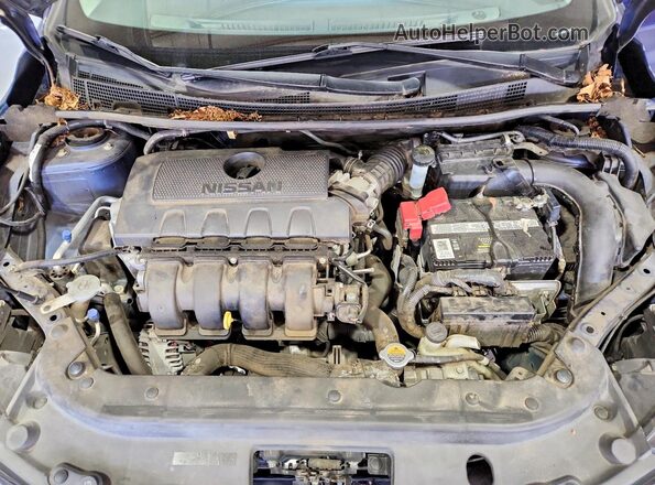 3N1AB7AP6GY257914 2016 NISSAN SENTRA Синий Вид задней части салона
