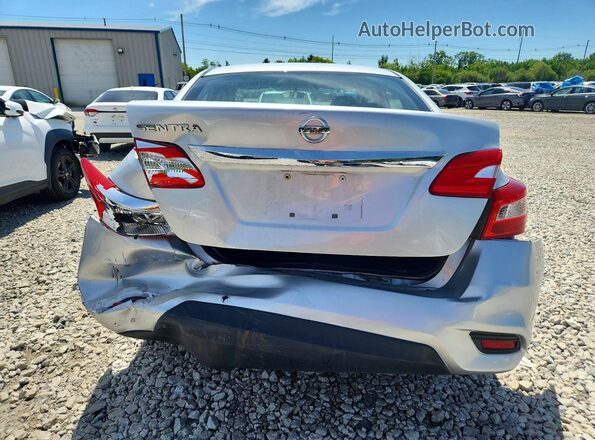 3N1AB7AP6GY267584 2016 NISSAN SENTRA Silver Widok z tyłu