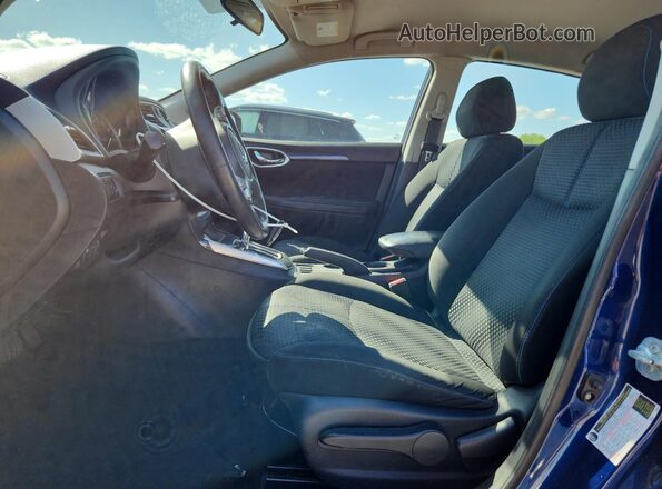 3N1AB7AP6GY272784 2016 NISSAN SENTRA Blue Вид салону спереду
