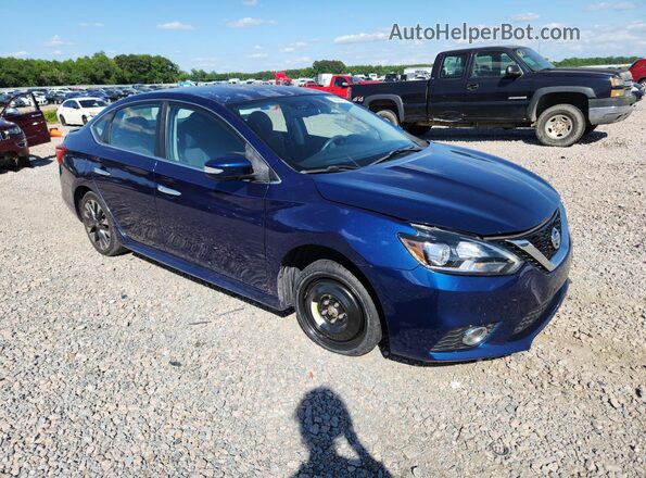 3N1AB7AP6GY272784 2016 NISSAN SENTRA Blue Передня права чверть