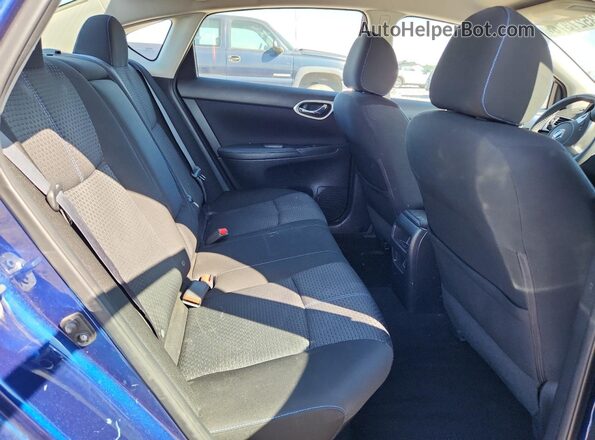 3N1AB7AP6GY272784 2016 NISSAN SENTRA Blue Вид задніх сидінь