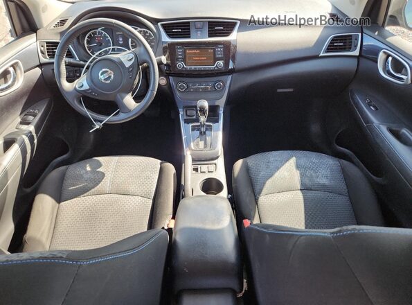 3N1AB7AP6GY272784 2016 NISSAN SENTRA Blue Вид панелі приладів