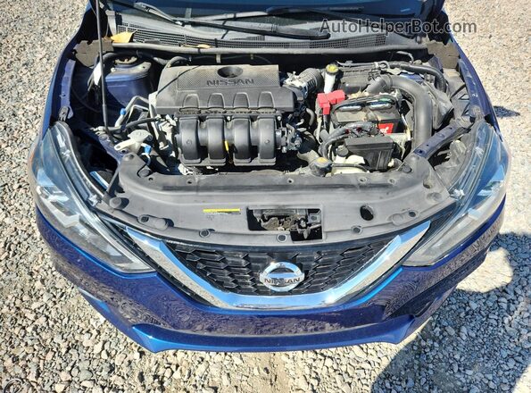 3N1AB7AP6GY272784 2016 NISSAN SENTRA Blue Вид задньої частини салону