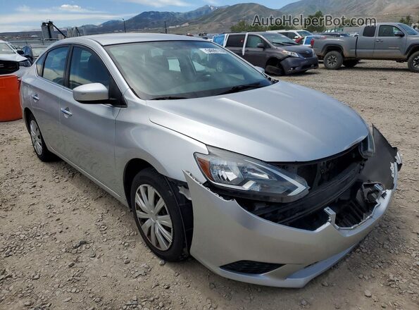 3N1AB7AP6GY291304 2016 NISSAN SENTRA Silver Передня права чверть