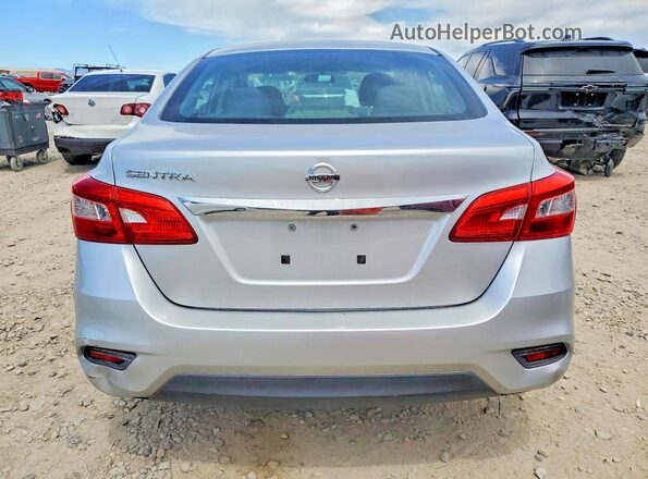 3N1AB7AP6GY291304 2016 NISSAN SENTRA Silver Вид ззаду