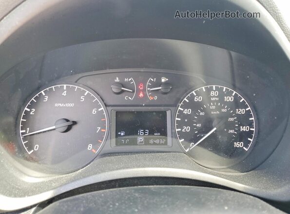 3N1AB7AP6GY291304 2016 NISSAN SENTRA Silver Вид щитка приладів