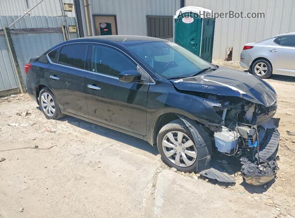 3N1AB7AP6GY296874 2016 NISSAN SENTRA Black Przód prawy