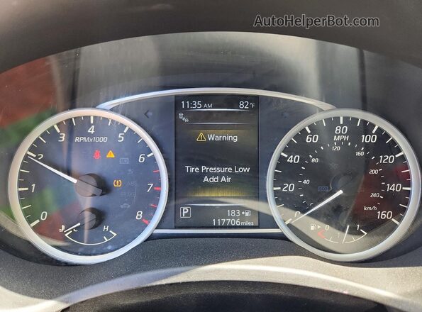 3N1AB7AP6GY302303 2016 NISSAN SENTRA Gray Вид щитка приладів