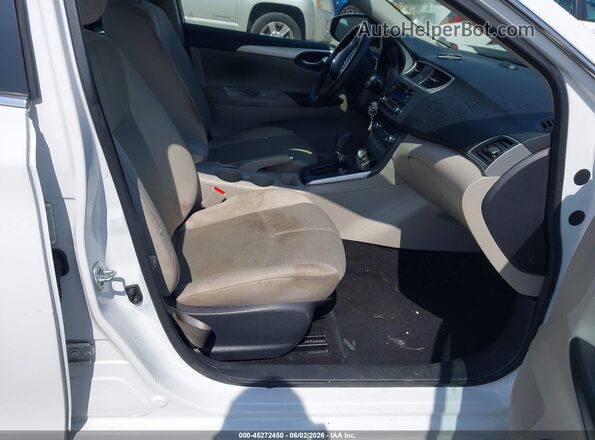 3N1AB7AP6GY326987 2016 NISSAN SENTRA White Вид салону спереду