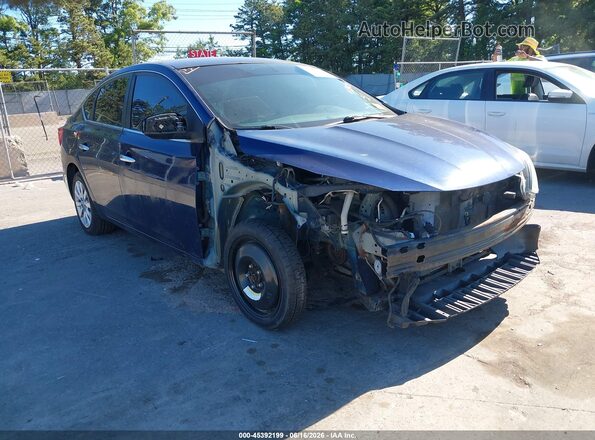 3N1AB7AP6HL651976 2017 NISSAN SENTRA Blue Դիմացի տեսք