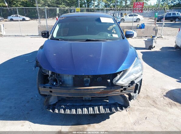 3N1AB7AP6HL651976 2017 NISSAN SENTRA Blue Սալոնի հետևի տեսք