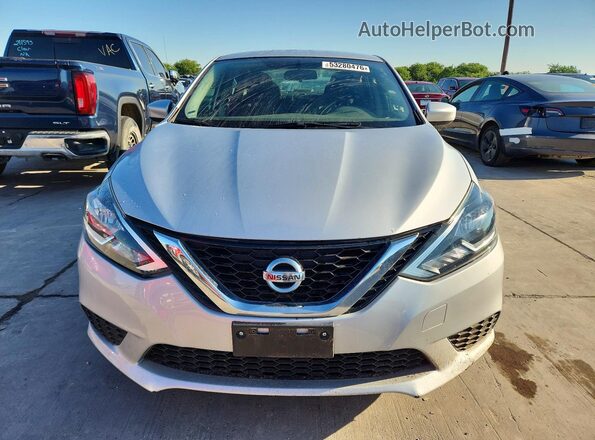 3N1AB7AP6HL712355 2017 NISSAN SENTRA Silver Դիմացի տեսք