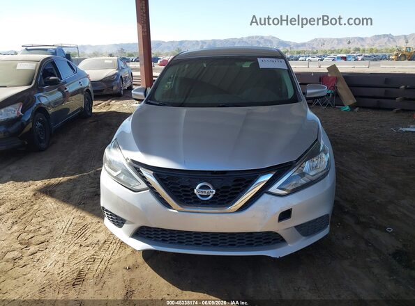 3N1AB7AP6HY212585 2017 NISSAN SENTRA Silver წინა ხედი