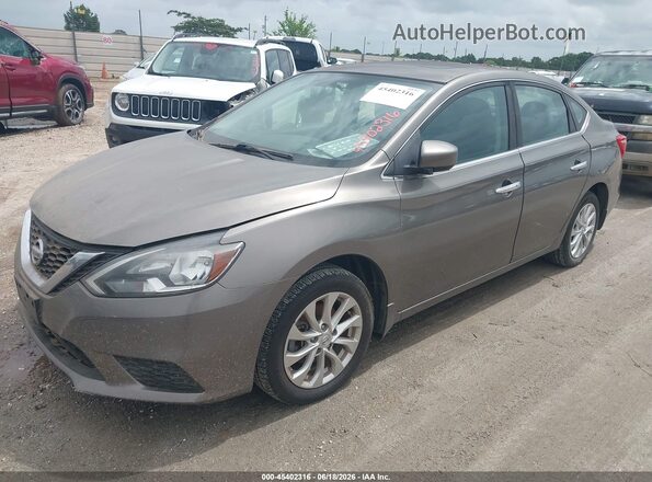3N1AB7AP6HY219083 2017 NISSAN SENTRA Pewter Front left