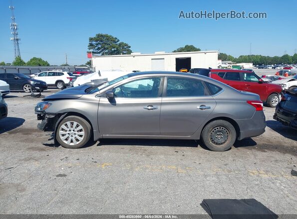 3N1AB7AP6HY231332 2017 NISSAN SENTRA Серый Панорамный вид салона 360°