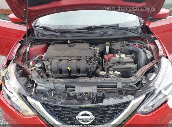 3N1AB7AP6HY240466 2017 NISSAN SENTRA Red უკანა ხედი