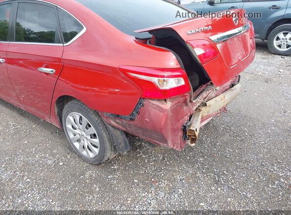 3N1AB7AP6HY240466 2017 NISSAN SENTRA Red 