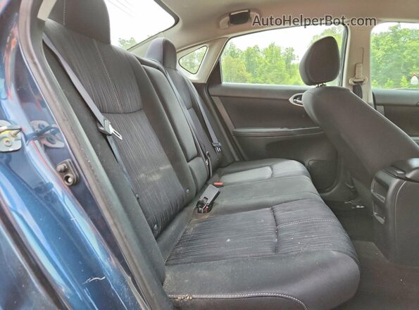 3N1AB7AP6HY261477 2017 NISSAN SENTRA Blue Вид задніх сидінь