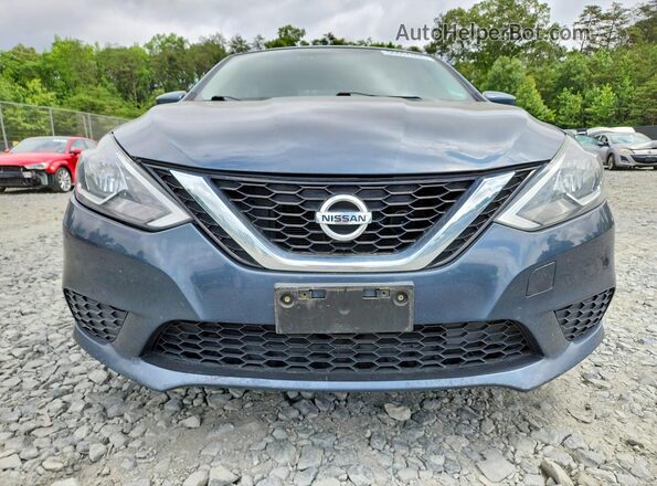 3N1AB7AP6HY261477 2017 NISSAN SENTRA Blue Вид спереду