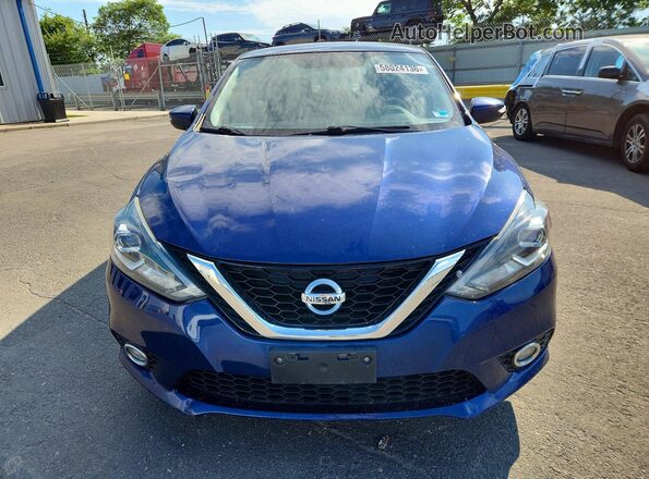3N1AB7AP6HY262872 2017 NISSAN SENTRA Синий Вид спереди