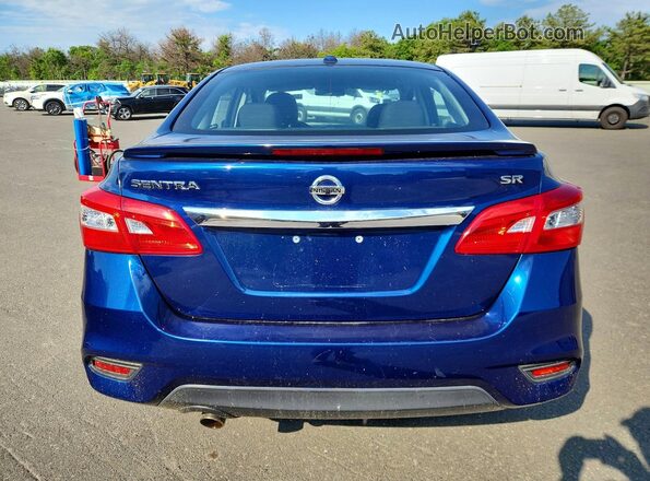 3N1AB7AP6HY262872 2017 NISSAN SENTRA Синий Вид сзади