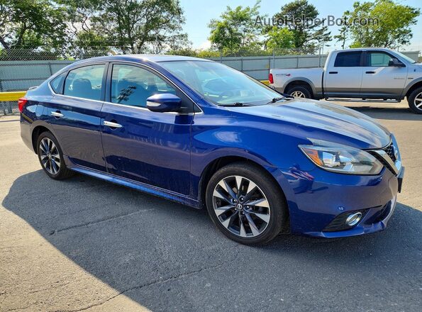 3N1AB7AP6HY262872 2017 NISSAN SENTRA Синий Передняя правая четверть